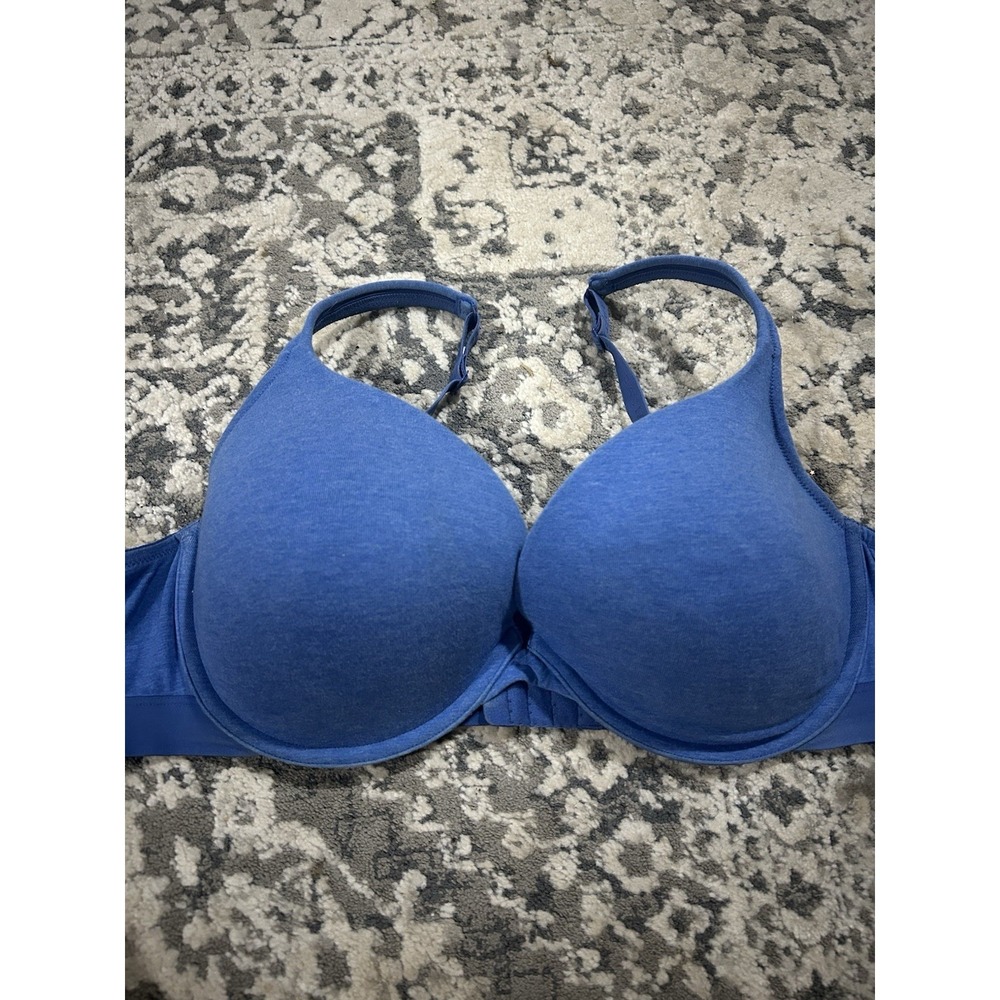 Cacique Blue Padded Bra Size 46 D - Picture 3 of 6
